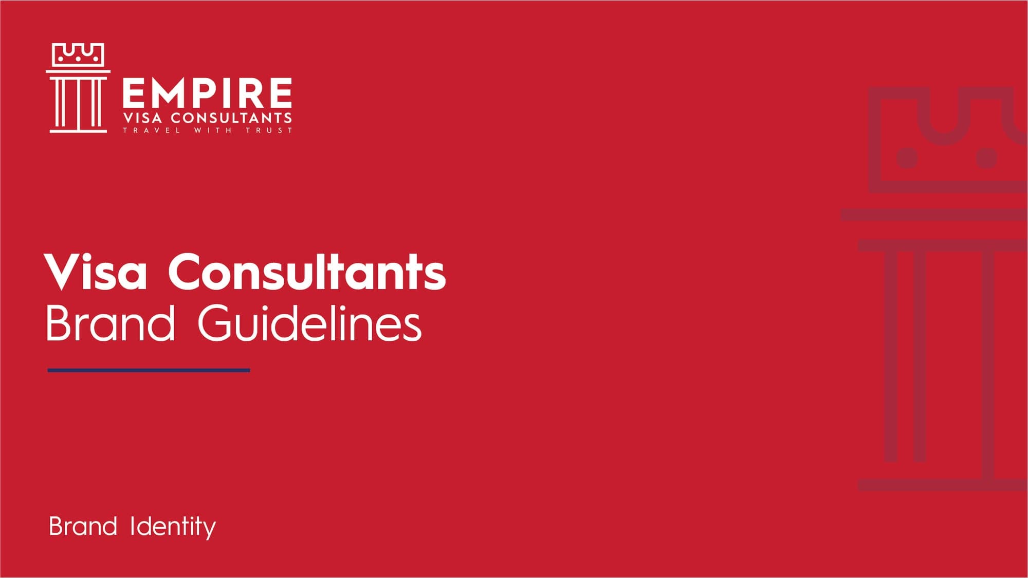 Empire Visa Consultants Brand Identity cover